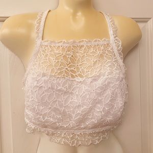 Aerie White Lace Bralette